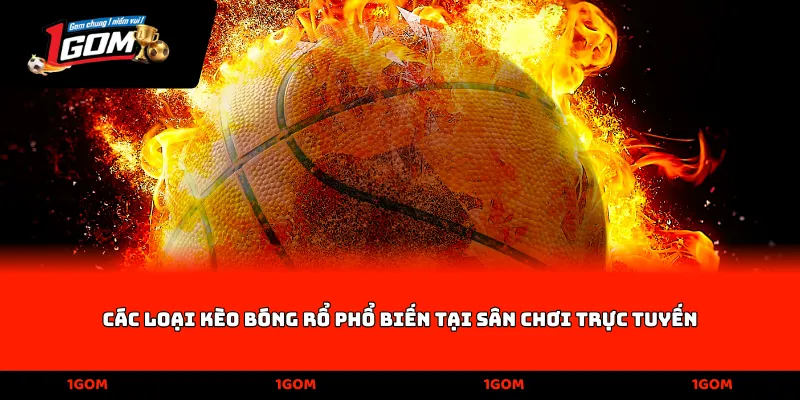Các loại kèo bóng rổ phổ biến tại sân chơi trực tuyến