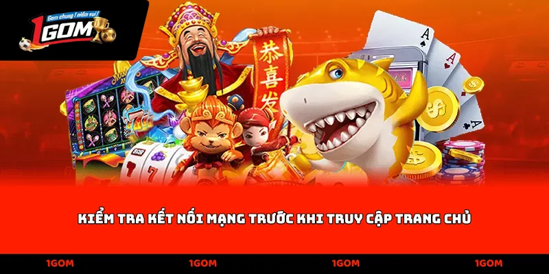 Kiểm tra kết nối mạng trước khi truy cập trang chủ
