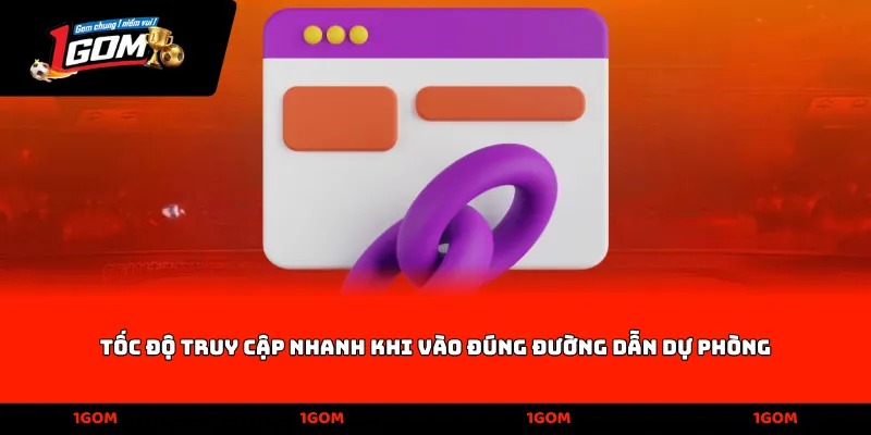 Tốc độ truy cập nhanh khi vào đúng đường dẫn dự phòng